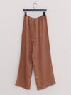 BASERANGE Linen Drawstring Lounge Pants TRDO Collection Made in Portugal BAS-TRDO-SL-000-OCULAR